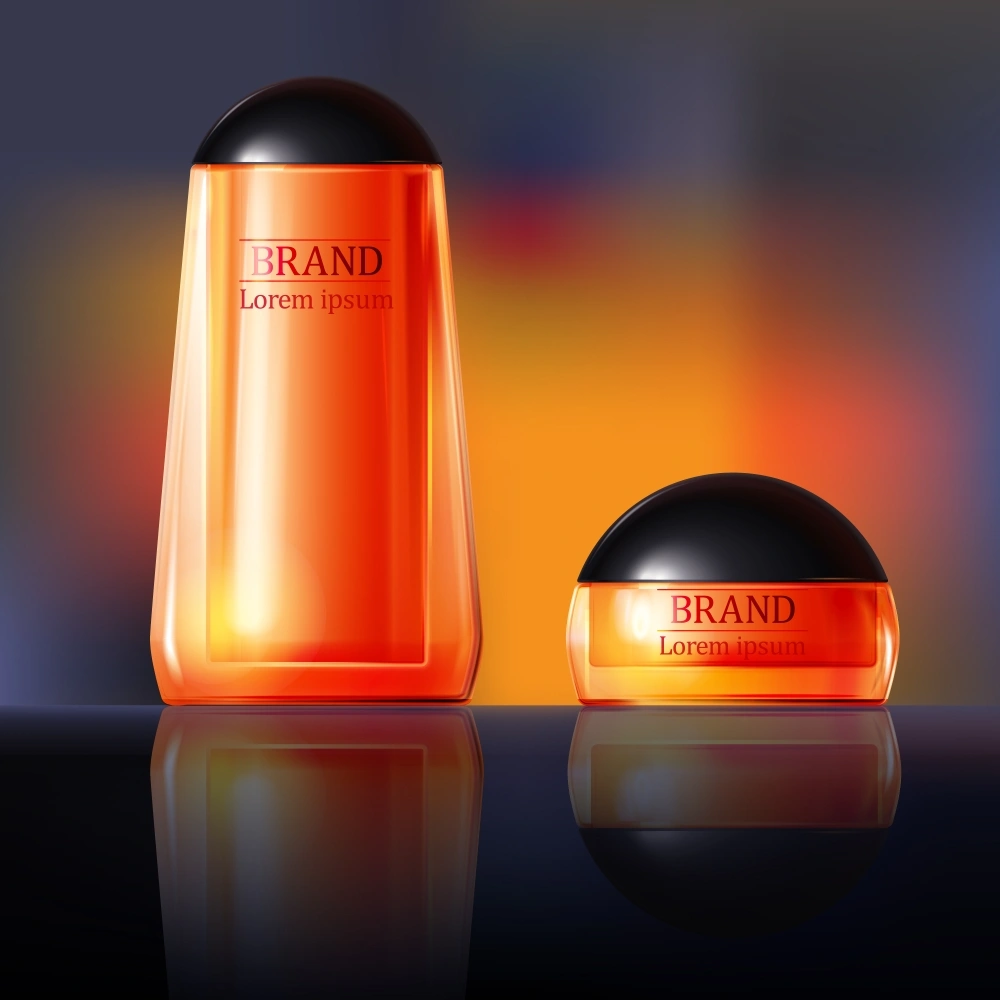 Vibrant 3D product render for branding and visual identity transformation